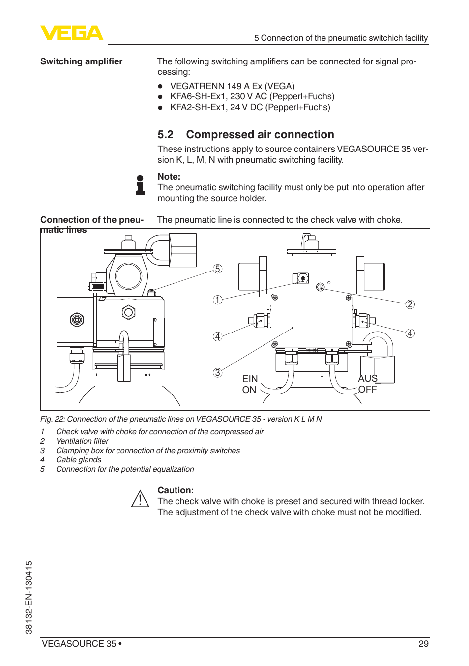 VEGA VEGASOURCE 35 User Manual | Page 29 / 64