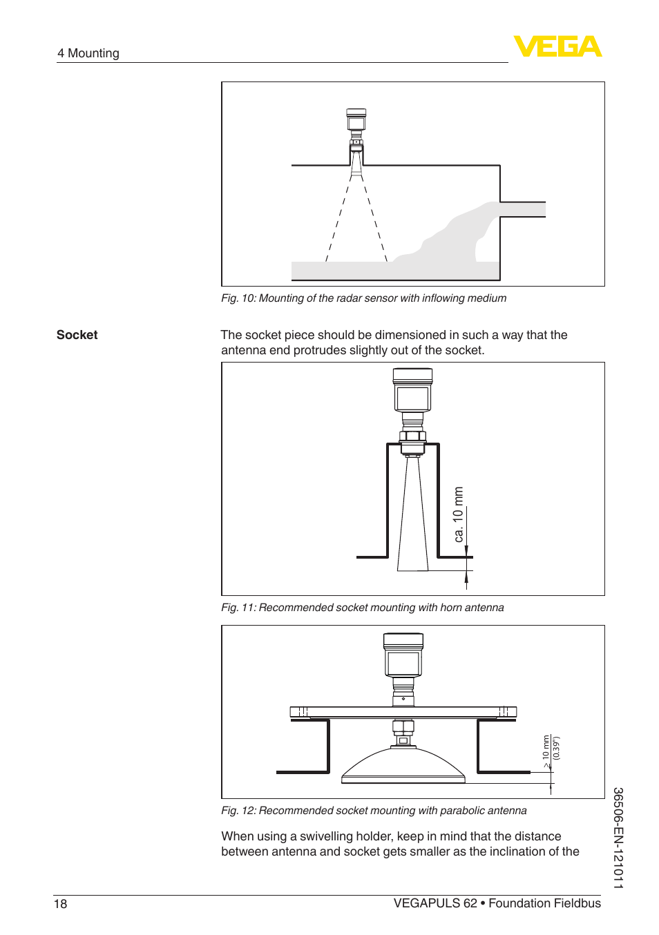 VEGA VEGAPULS 62 (≥ 2.0.0 - ≥ 4.0.0) Foundation Fieldbus User Manual | Page 18 / 88