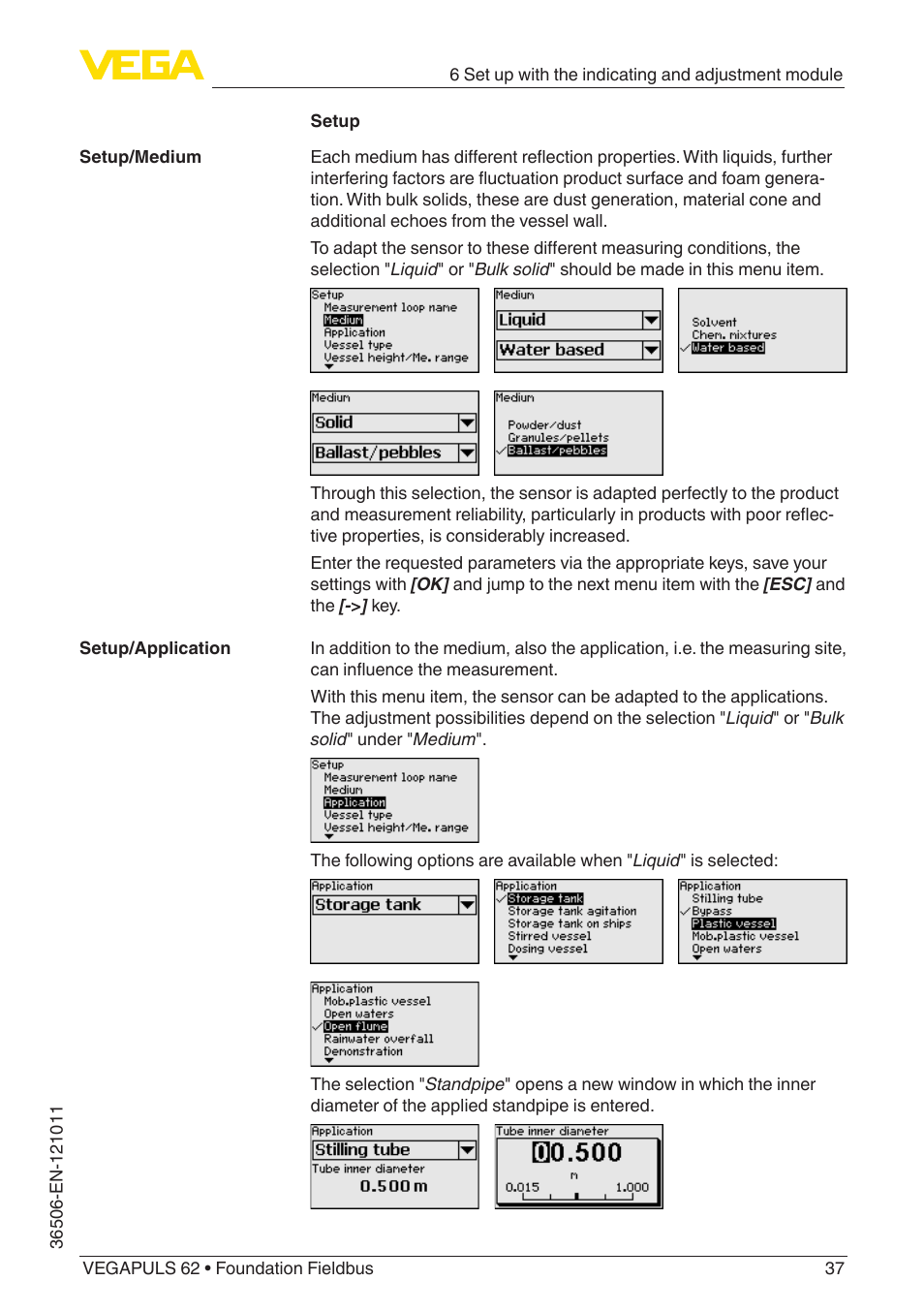 VEGA VEGAPULS 62 (≥ 2.0.0 - ≥ 4.0.0) Foundation Fieldbus User Manual | Page 37 / 88