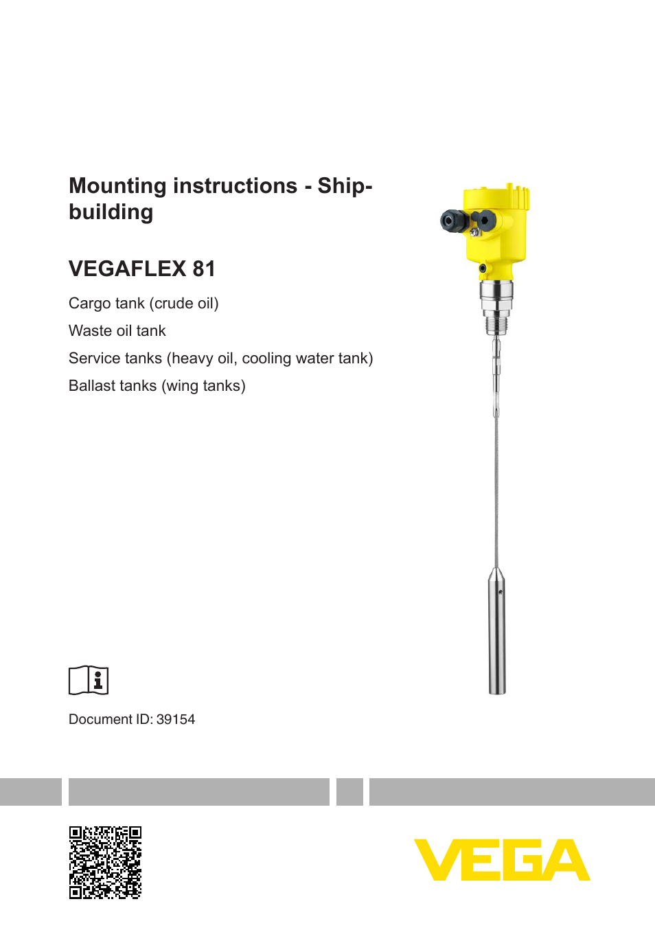 VEGA VEGAFLEX 81 Ship-building User Manual | 20 pages