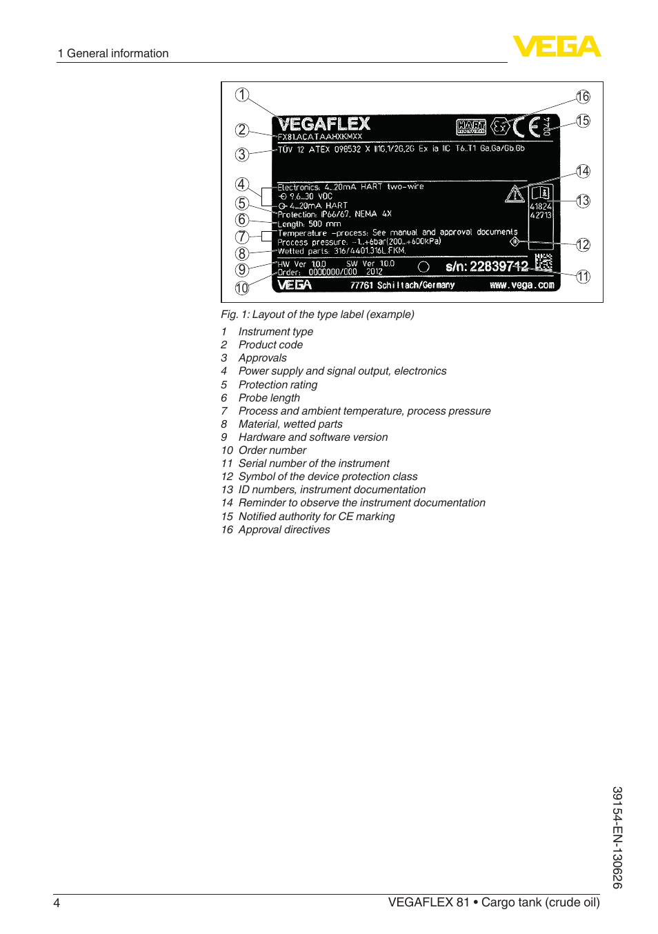 VEGA VEGAFLEX 81 Ship-building User Manual | Page 4 / 20