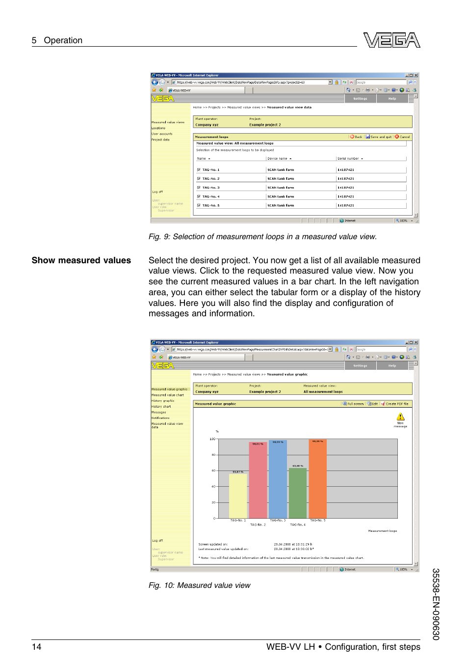 VEGA WEB-VV LH User Manual | Page 14 / 24