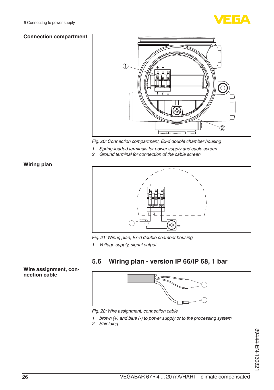 VEGA VEGABAR 67 4 … 20 mA_HART - climate compensated User Manual | Page 26 / 72