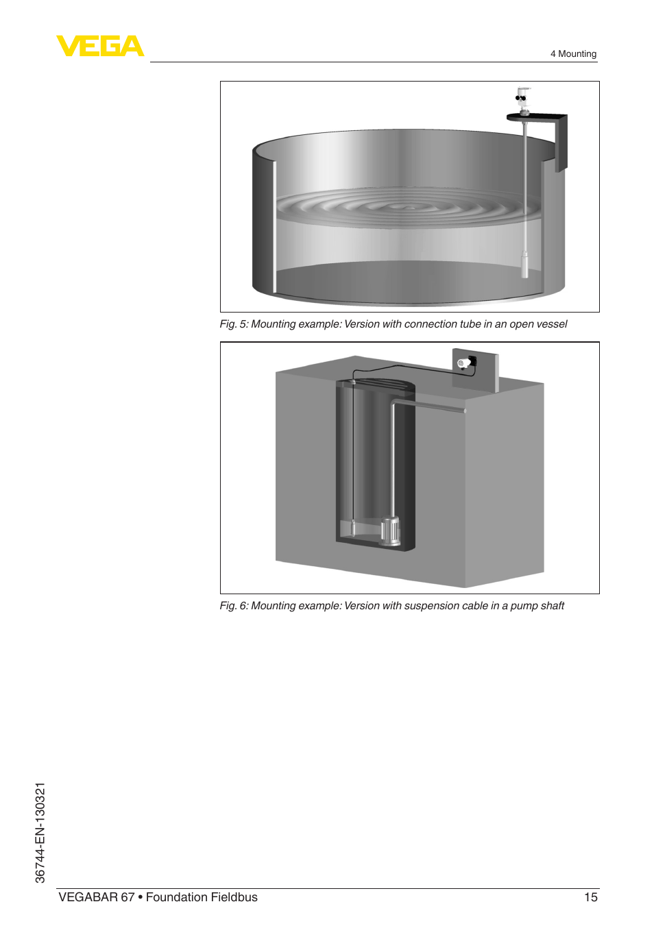 VEGA VEGABAR 67 Foundation Fieldbus User Manual | Page 15 / 72