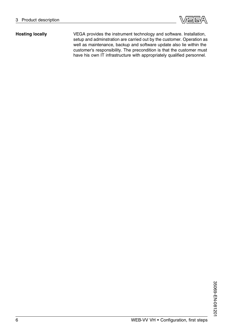 VEGA WEB-VV VH User Manual | Page 6 / 24