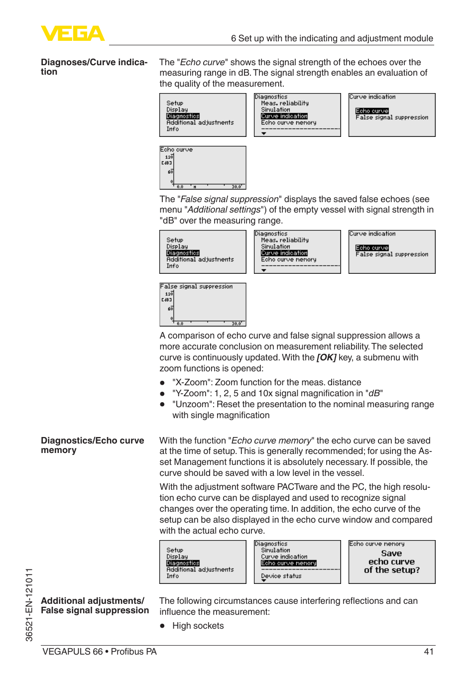 VEGA VEGAPULS 66 (≥ 2.0.0 - ≥ 4.0.0) Profibus PA User Manual | Page 41 / 80