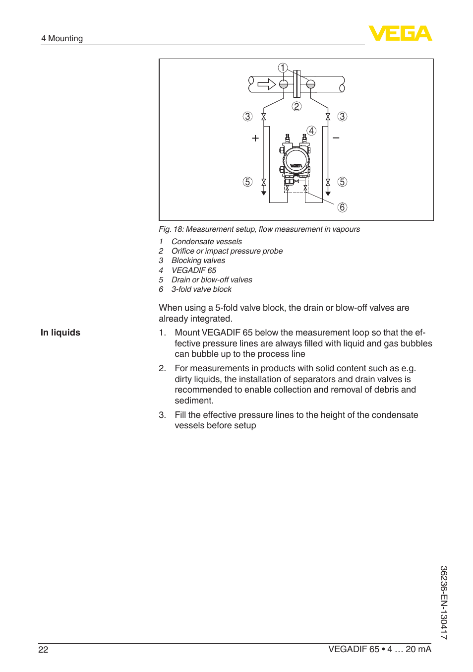 VEGA VEGADIF 65 4 … 20 mA User Manual | Page 22 / 88