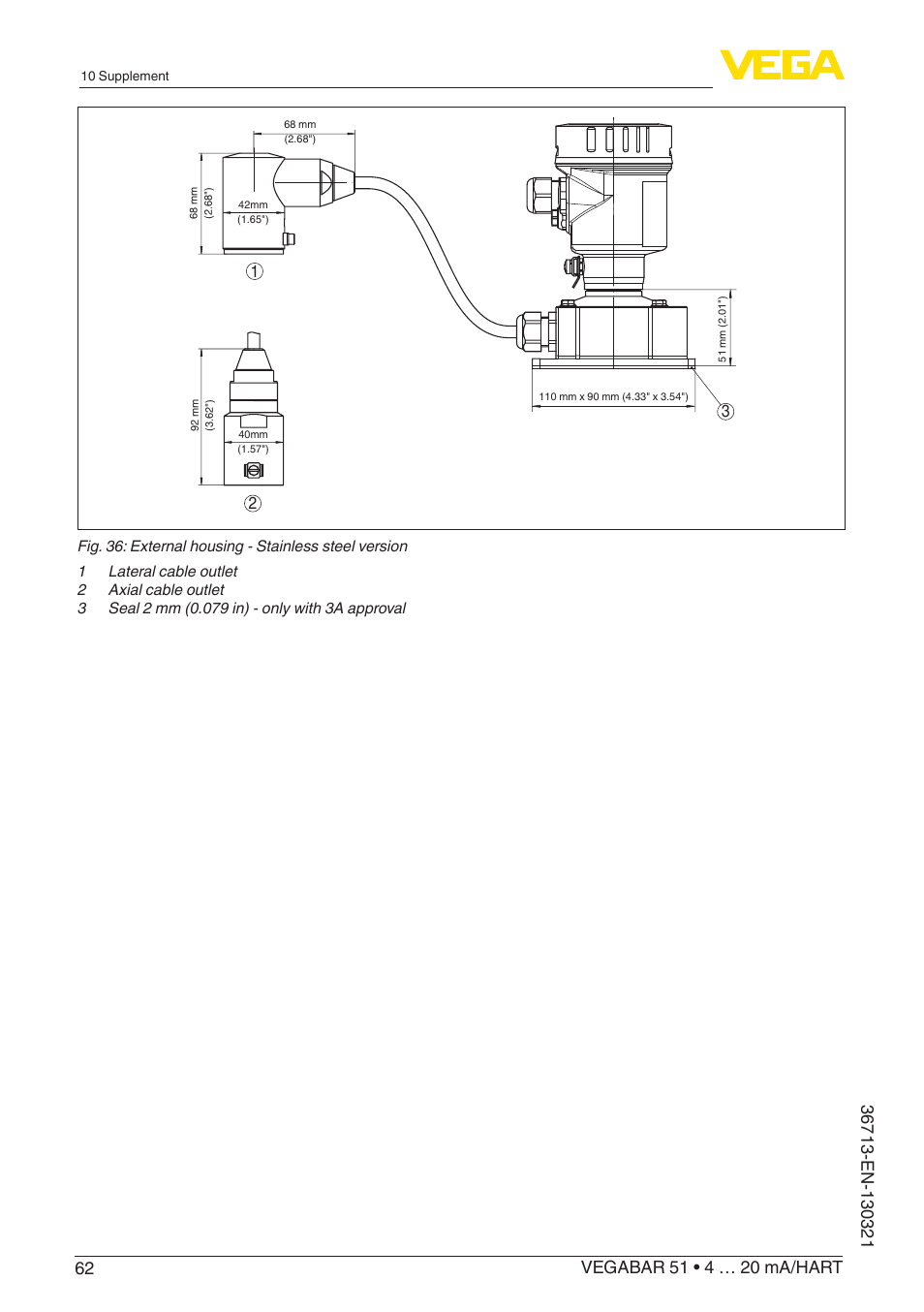 VEGA VEGABAR 51 4 … 20 mA_HART User Manual | Page 62 / 76