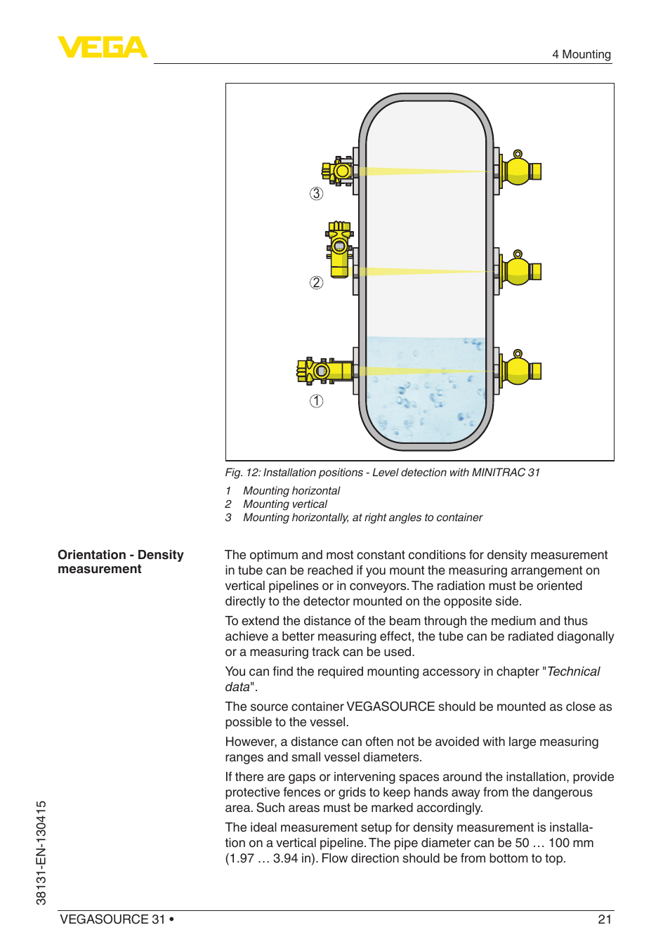 VEGA VEGASOURCE 31 User Manual | Page 21 / 64