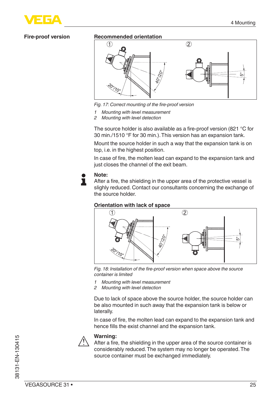 VEGA VEGASOURCE 31 User Manual | Page 25 / 64
