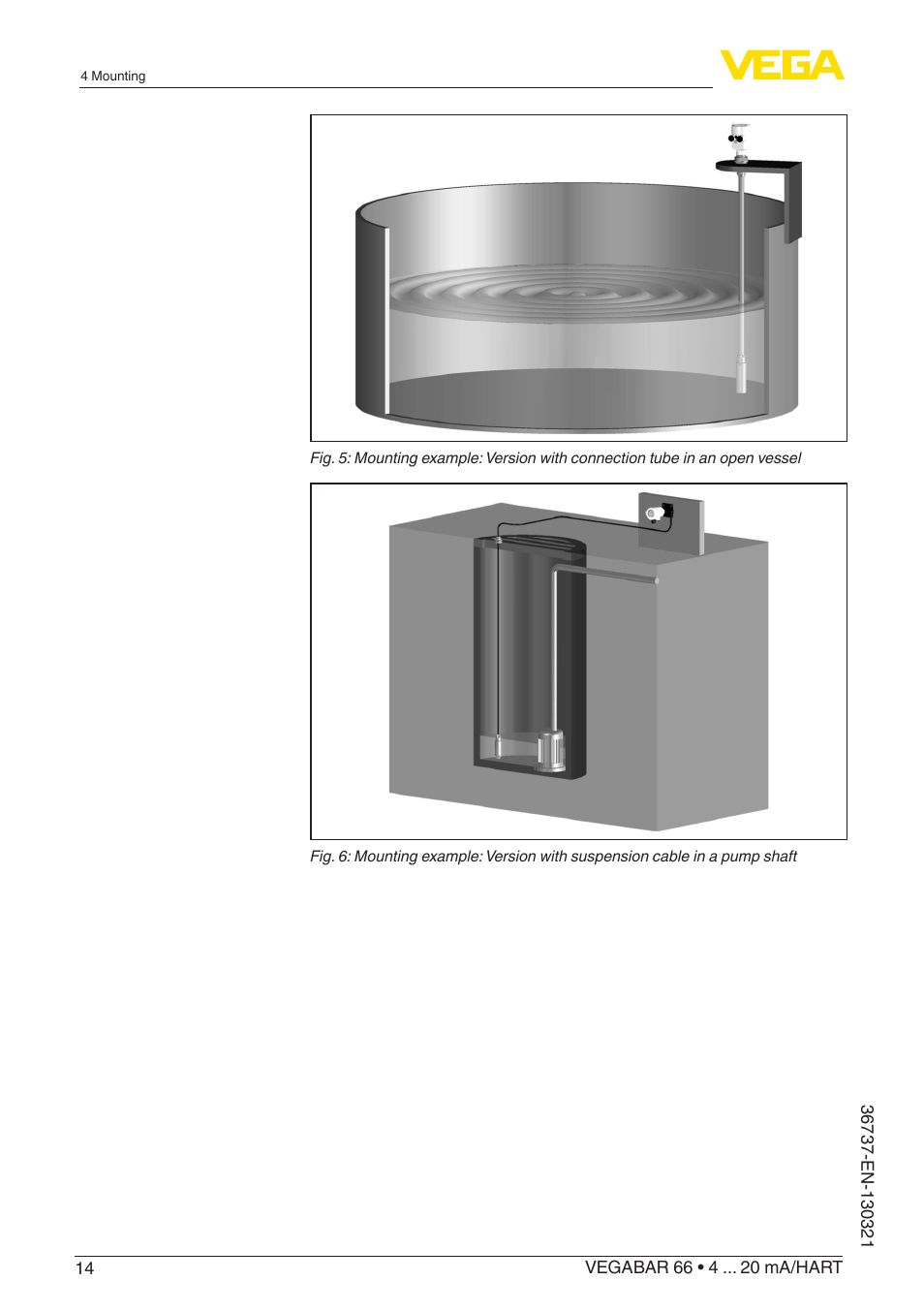 VEGA VEGABAR 66 4 … 20 mA_HART User Manual | Page 14 / 76