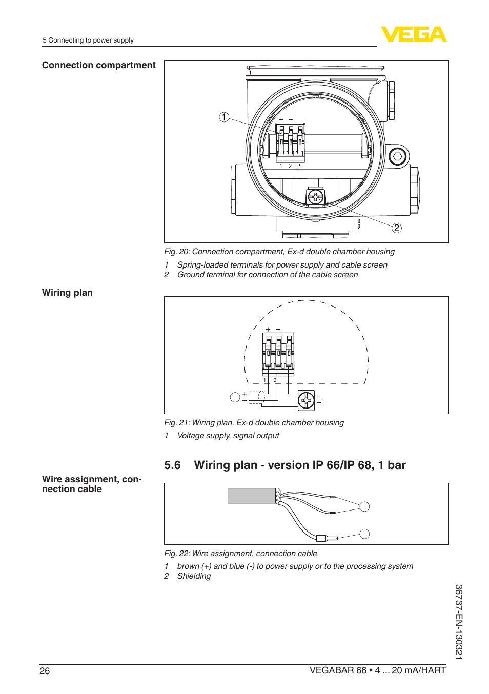 VEGA VEGABAR 66 4 … 20 mA_HART User Manual | Page 26 / 76