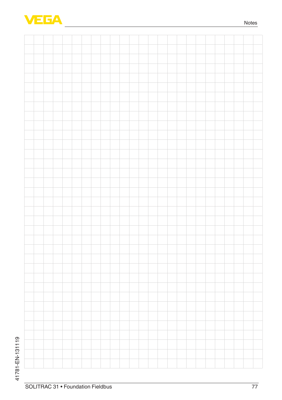 VEGA SOLITRAC 31 Foundation Fieldbus User Manual | Page 77 / 80