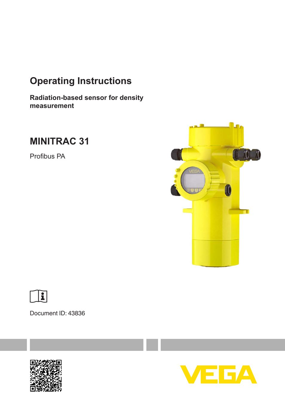 VEGA MINITRAC 31 Profibus PA User Manual | 96 pages
