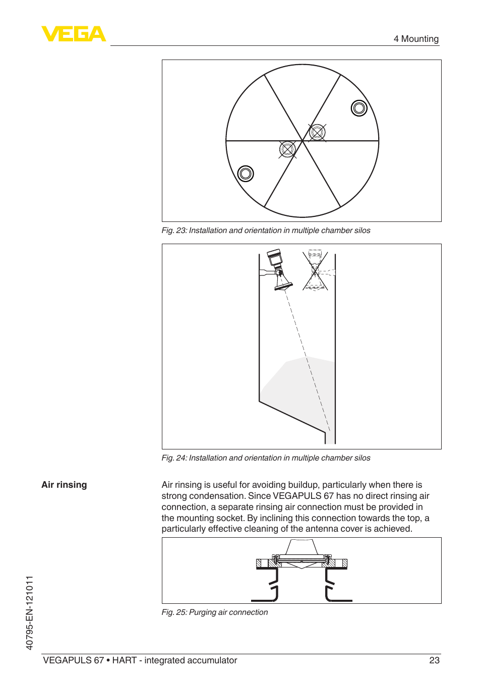 VEGA VEGAPULS 67 (≥ 2.0.0 - ≥ 4.0.0) HART - integrated accumulator User Manual | Page 23 / 68