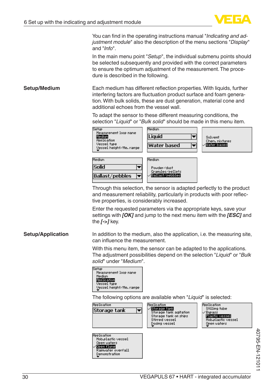 VEGA VEGAPULS 67 (≥ 2.0.0 - ≥ 4.0.0) HART - integrated accumulator User Manual | Page 30 / 68