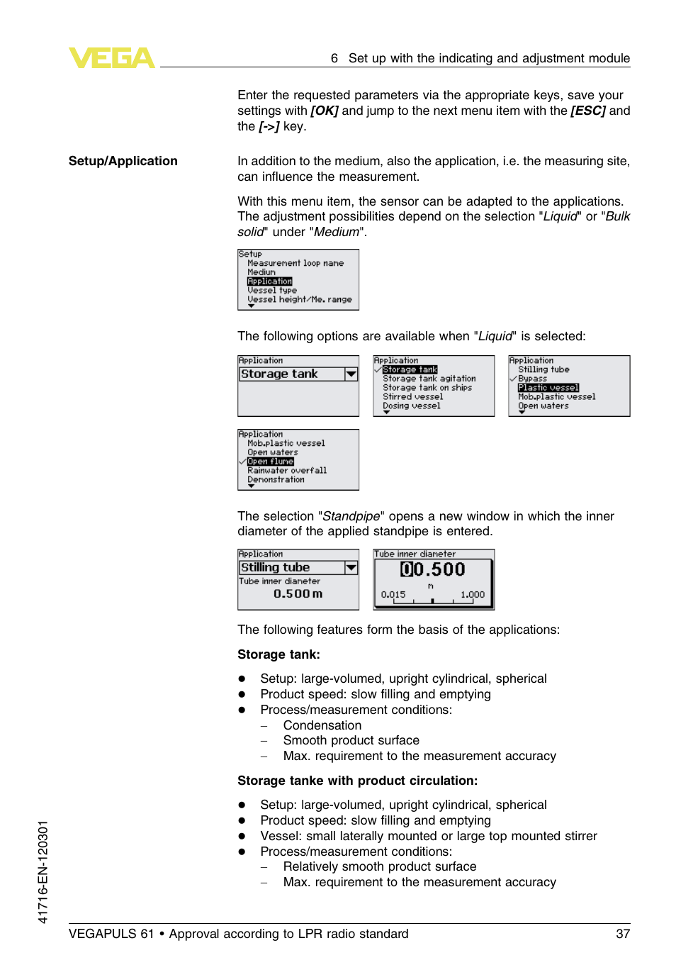 VEGA VEGAPULS 61 (≥ 2.0.0 - ≥ 4.0.0) Foundation Fieldbus Approval according to LPR radio standard User Manual | Page 37 / 96