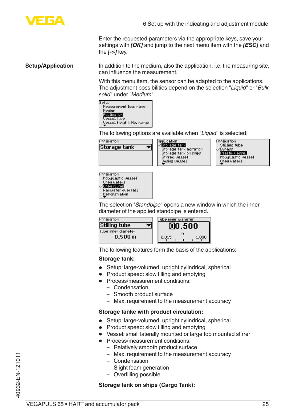VEGA VEGAPULS 65 (≥ 2.0.0 - ≥ 4.0.0) HART and accumulator pack User Manual | Page 25 / 64