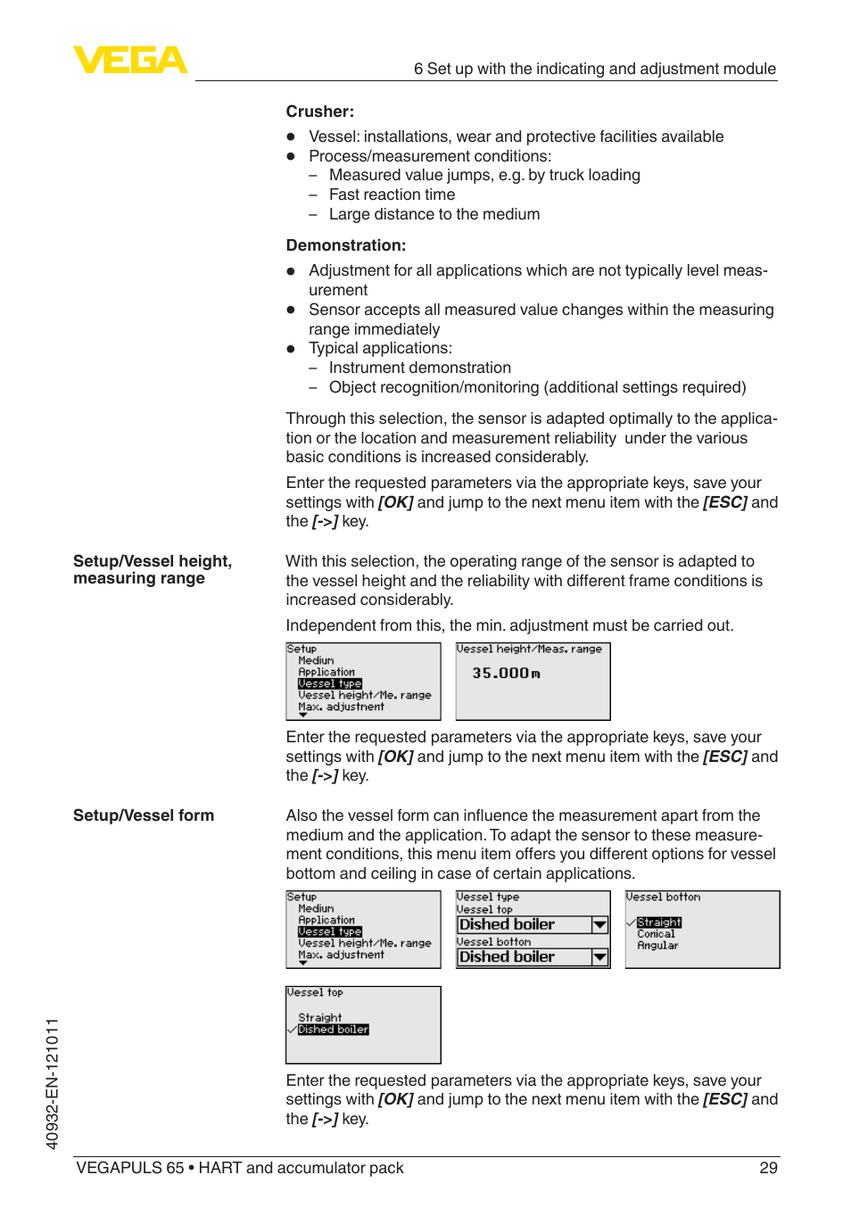 VEGA VEGAPULS 65 (≥ 2.0.0 - ≥ 4.0.0) HART and accumulator pack User Manual | Page 29 / 64