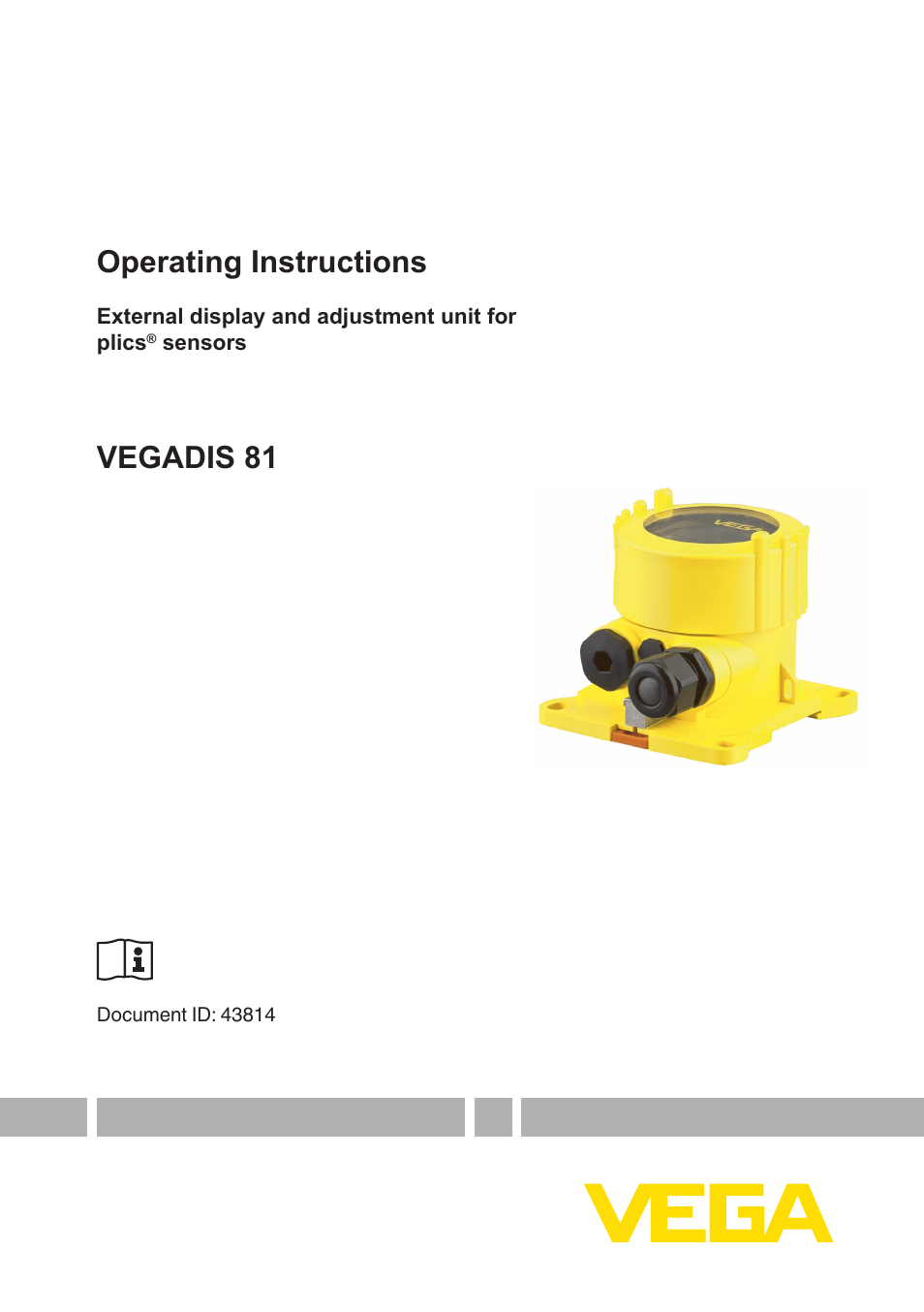 VEGA VEGADIS 81 User Manual | 32 pages