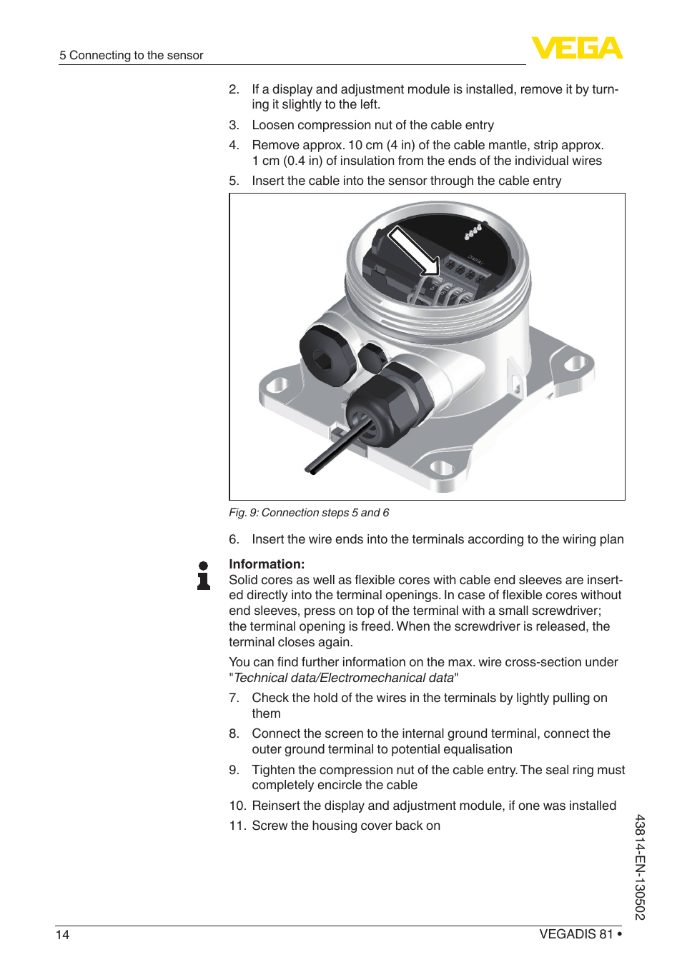 VEGA VEGADIS 81 User Manual | Page 14 / 32