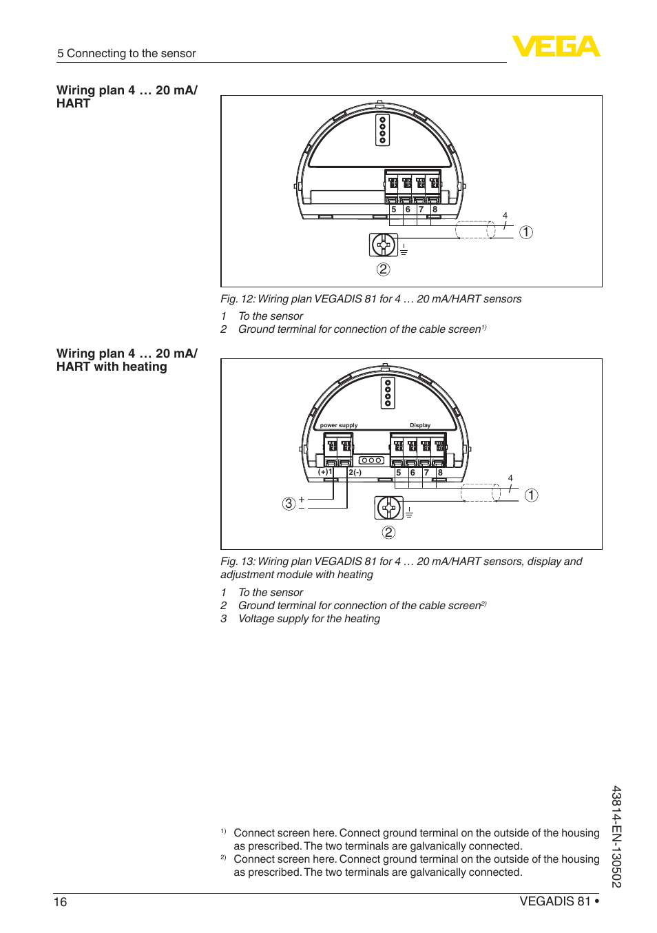 VEGA VEGADIS 81 User Manual | Page 16 / 32