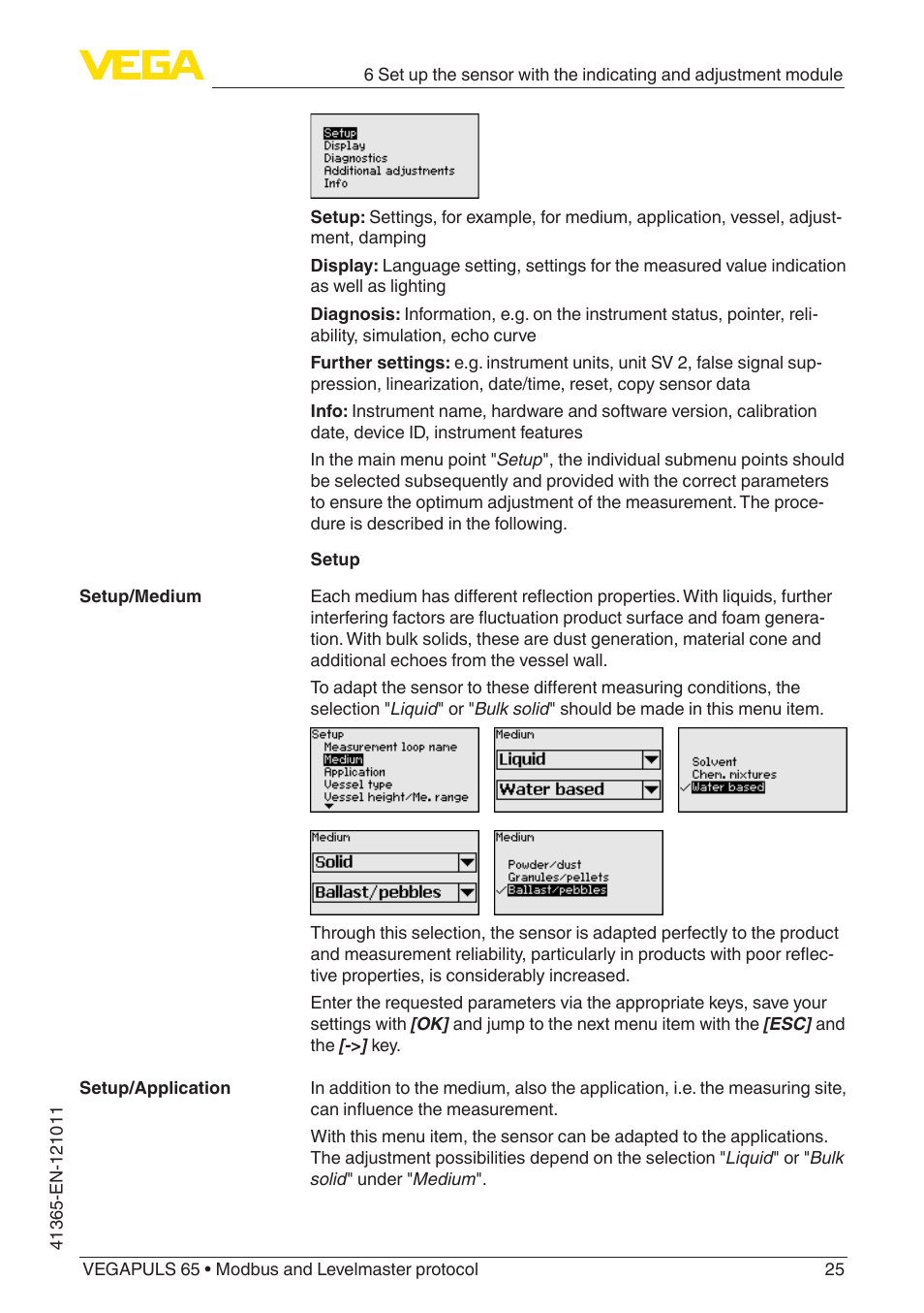 VEGA VEGAPULS 65 (≥ 2.0.0 - ≥ 4.0.0) Modbus and Levelmaster protocol User Manual | Page 25 / 76