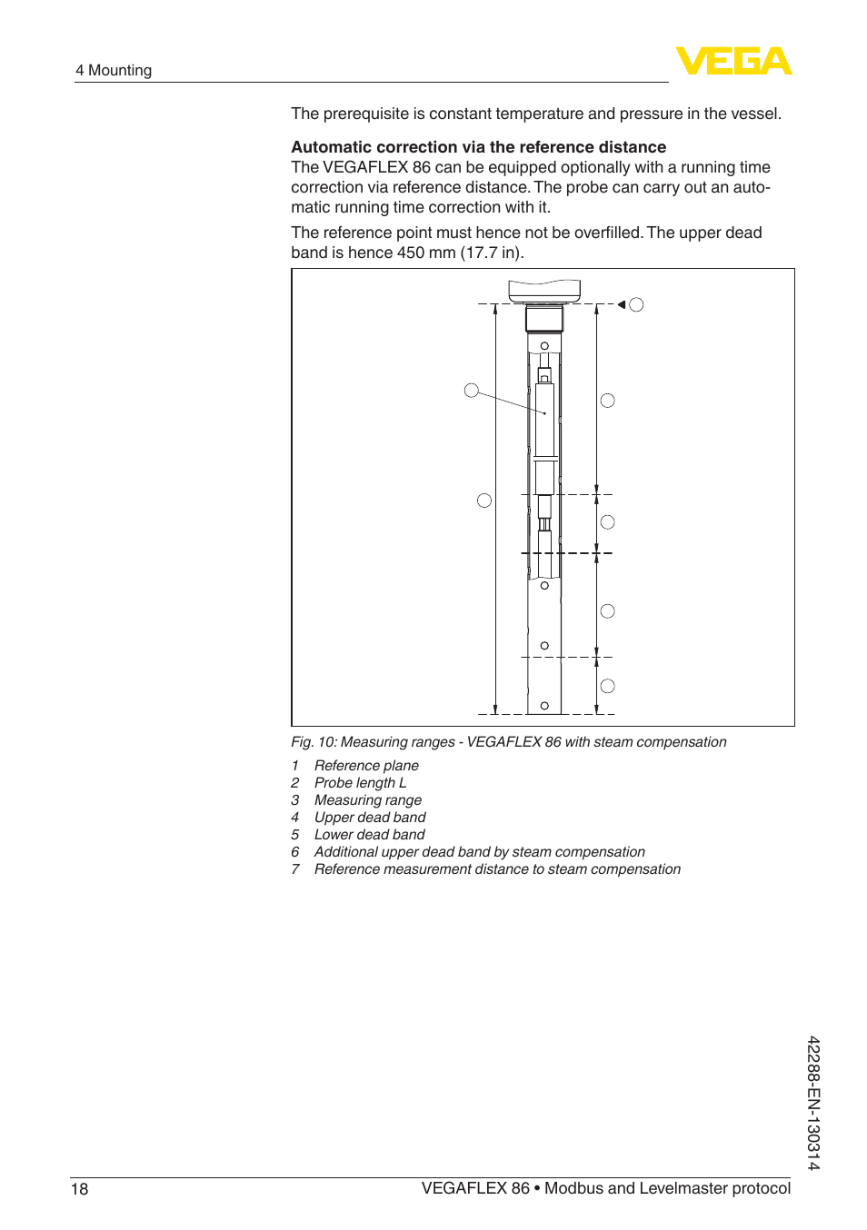 VEGA VEGAFLEX 86 Modbus and Levelmaster protocol Coax probe User Manual | Page 18 / 92