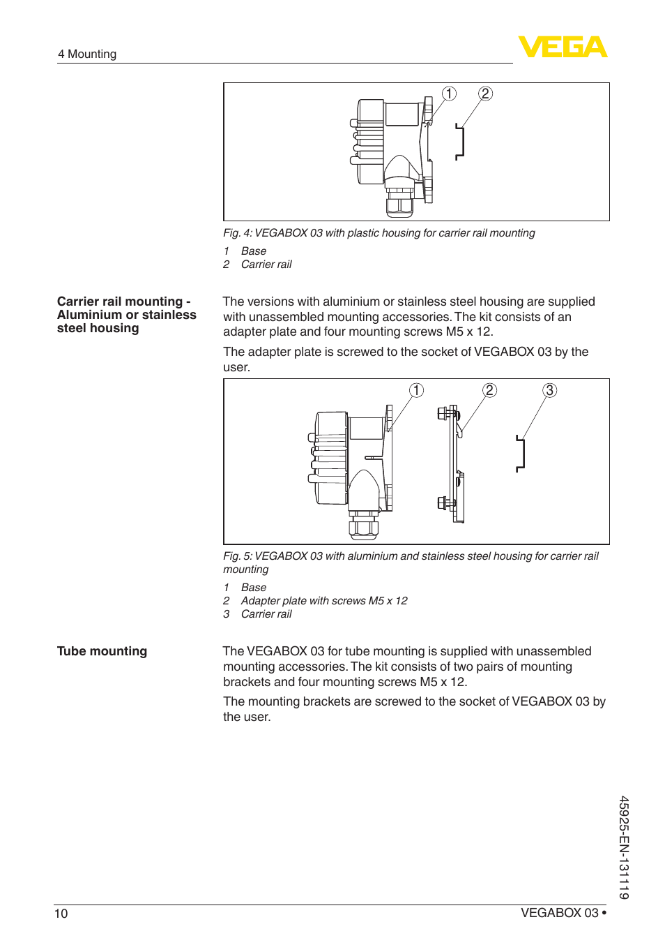 VEGA VEGABOX 03 User Manual | Page 10 / 28