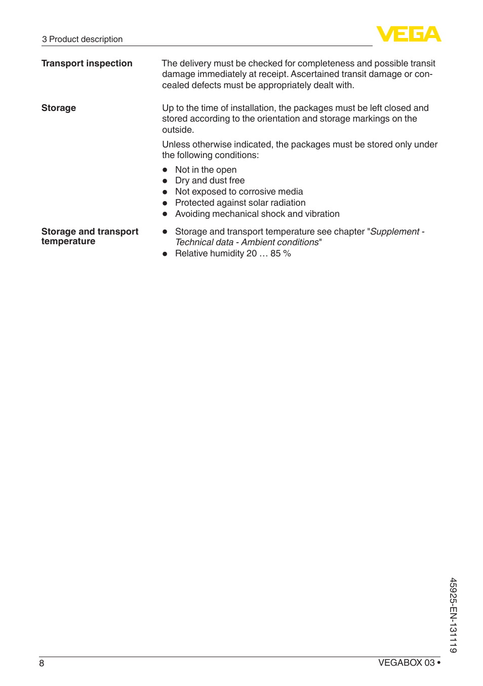 VEGA VEGABOX 03 User Manual | Page 8 / 28