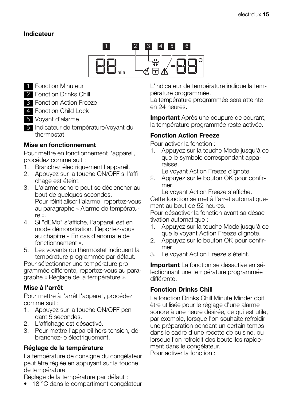 Electrolux IG 123020 N User Manual | Page 15 / 44