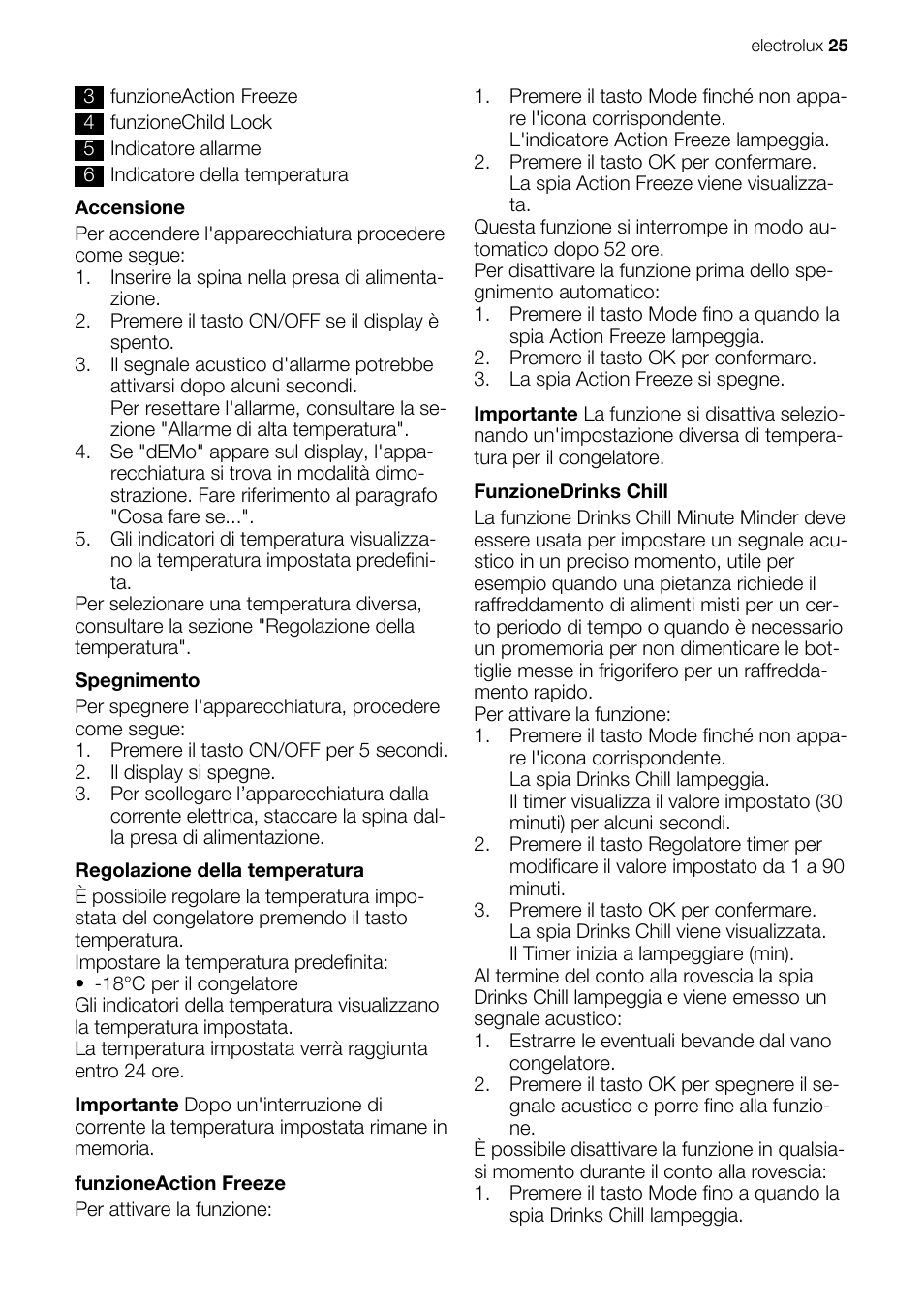Electrolux IG 123020 N User Manual | Page 25 / 44