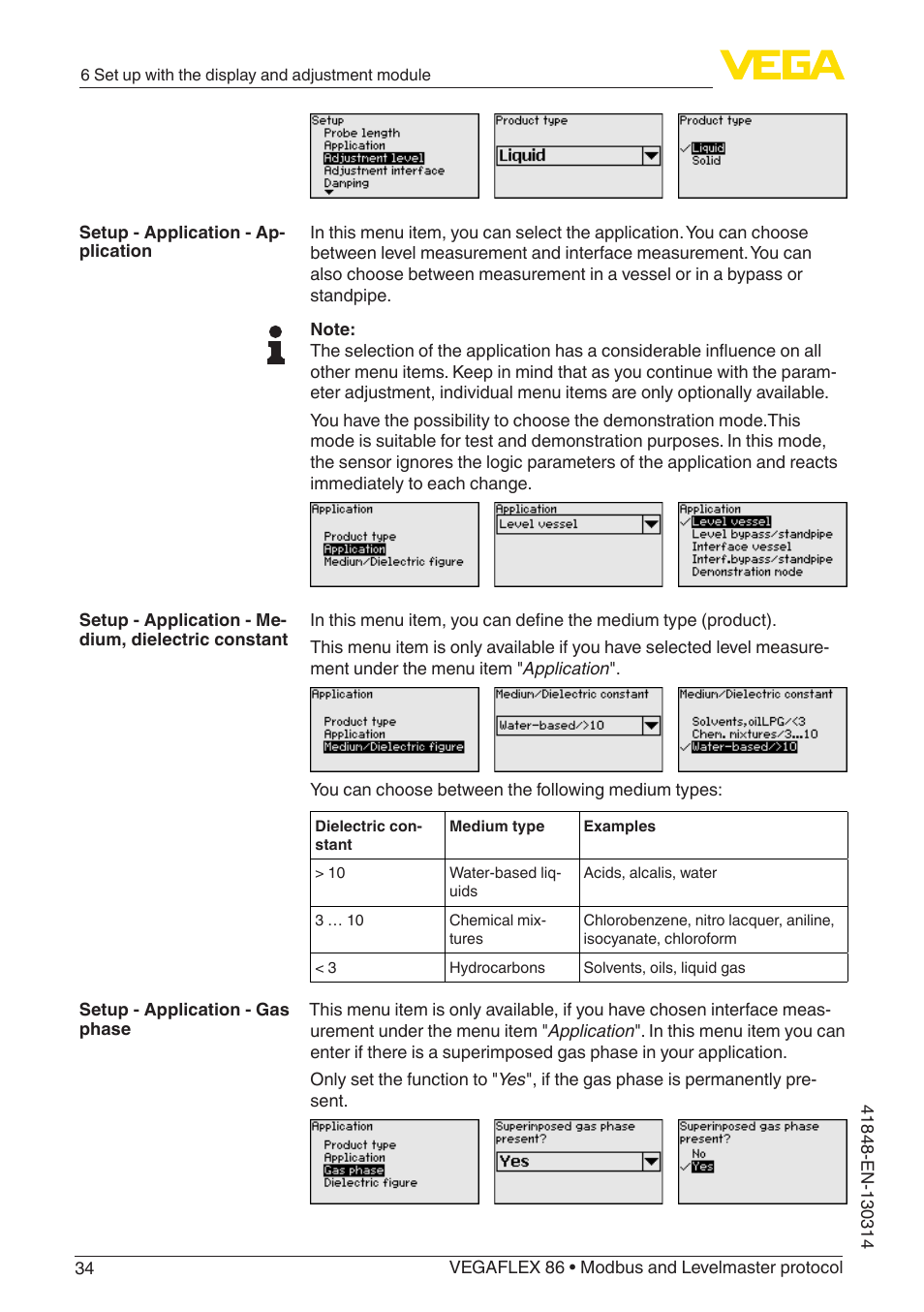 VEGA VEGAFLEX 86 Modbus and Levelmaster protocol User Manual | Page 34 / 104