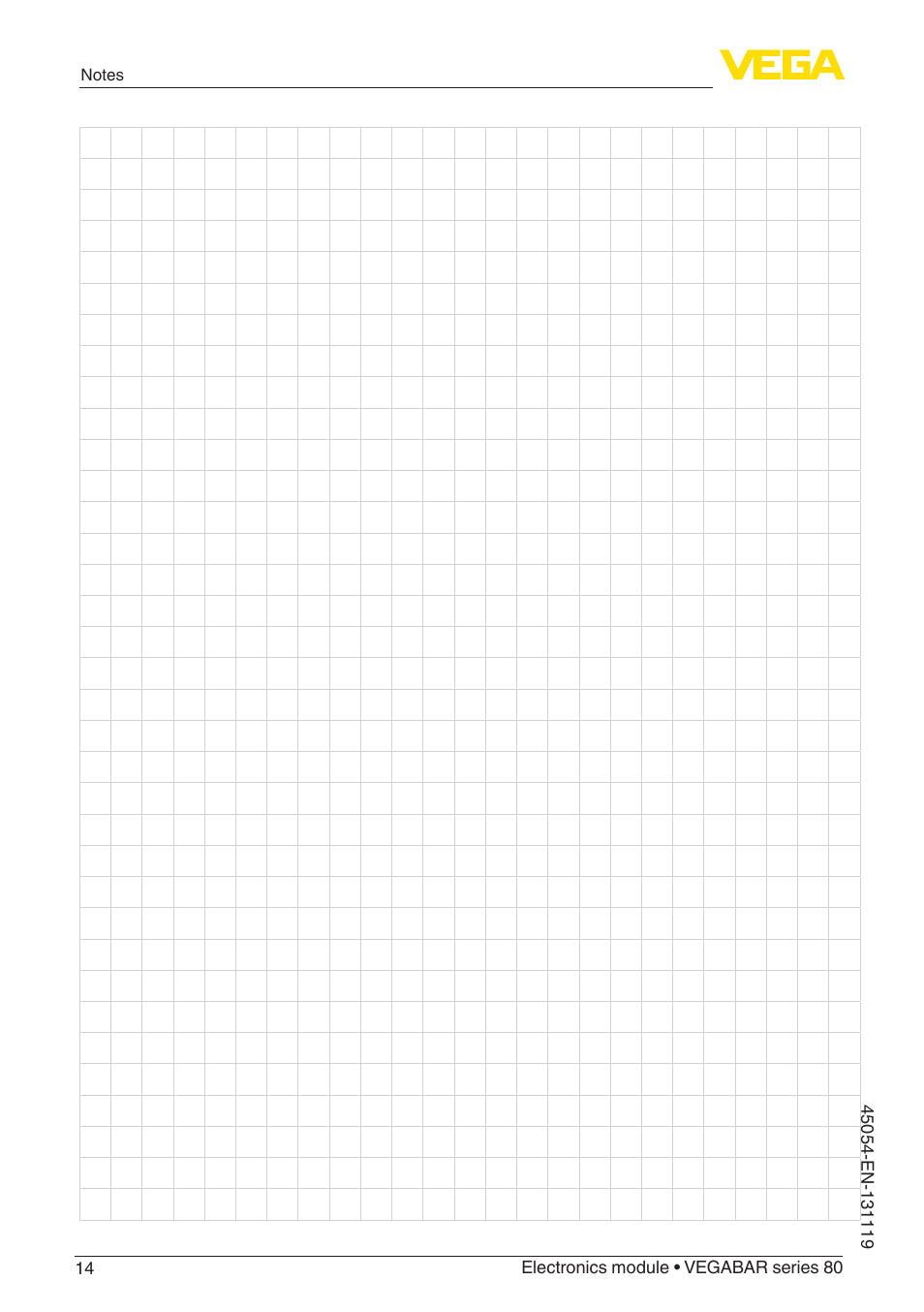 VEGA VEGABAR series 80 User Manual | Page 14 / 16