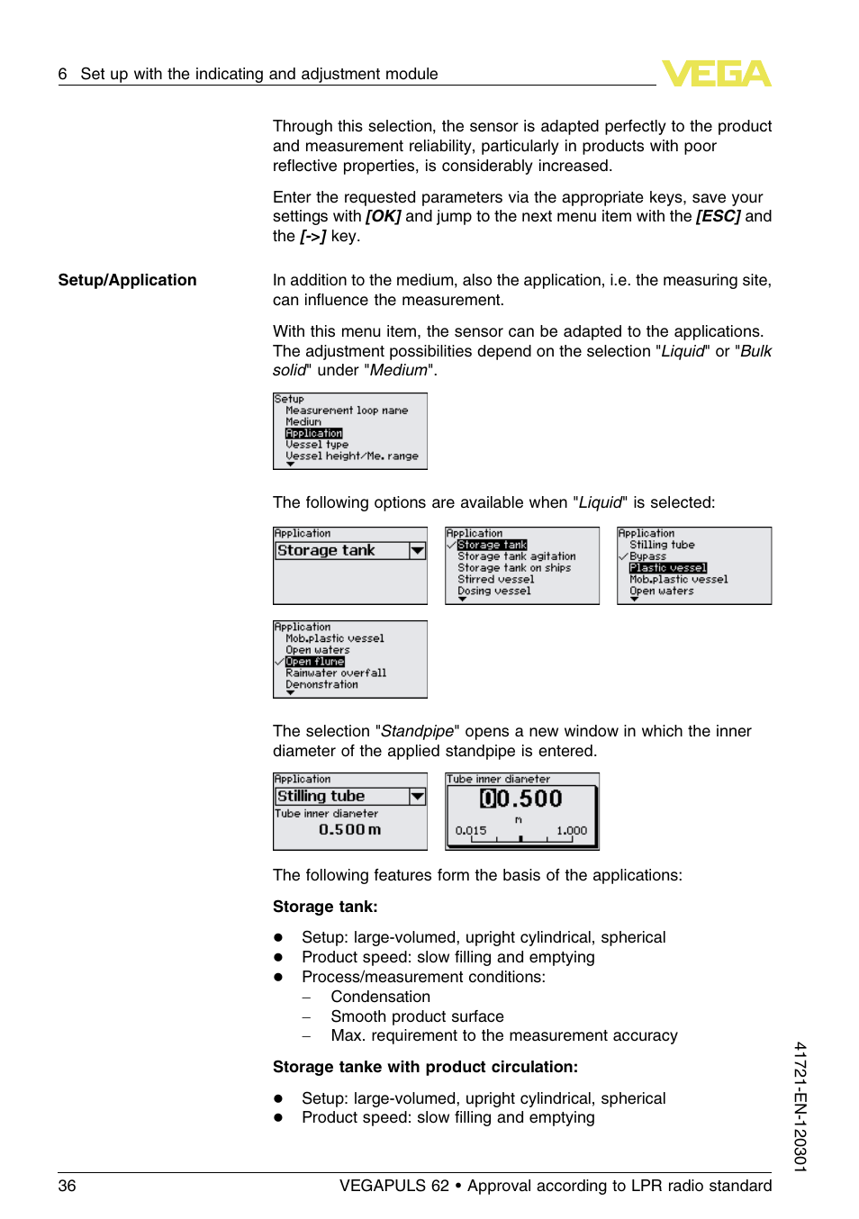 VEGA VEGAPULS 62 (≥ 2.0.0 - ≥ 4.0.0) Foundation Fieldbus Approval according to LPR radio standard User Manual | Page 36 / 96