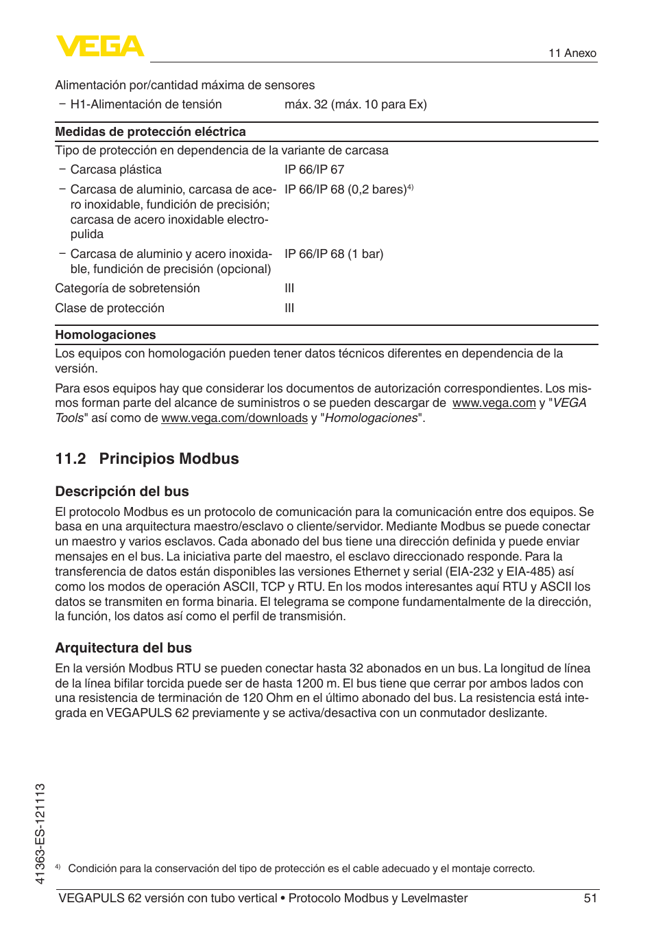 2 principios modbus | VEGA VEGAPULS 62 (≥ 2.0.0 - ≥ 4.0.0) standpipe ver. Modbus and Levelmaster protocol User Manual | Page 51 / 72