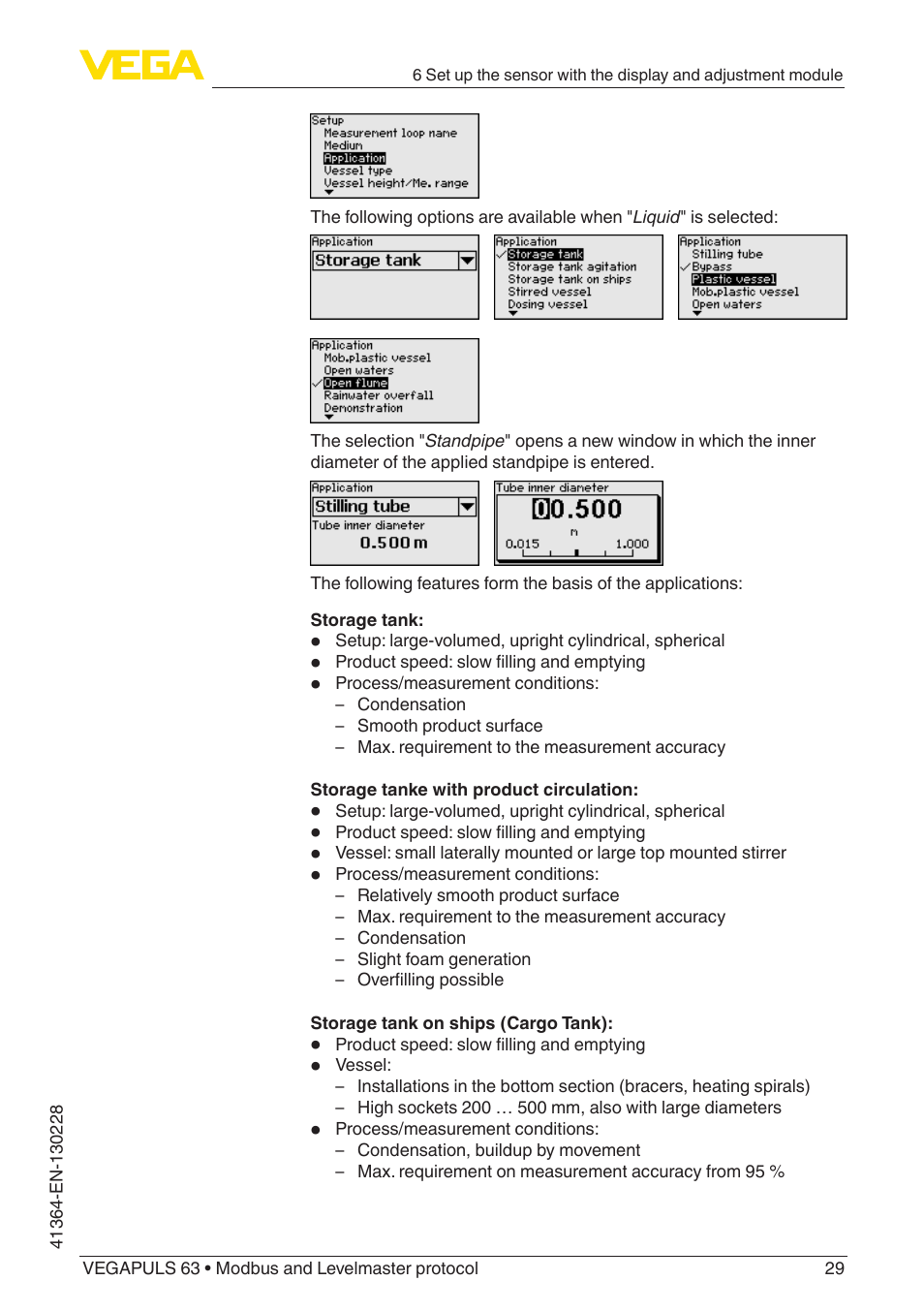 VEGA VEGAPULS 63 (≥ 2.0.0 - ≥ 4.0.0) Modbus and Levelmaster protocol User Manual | Page 29 / 88