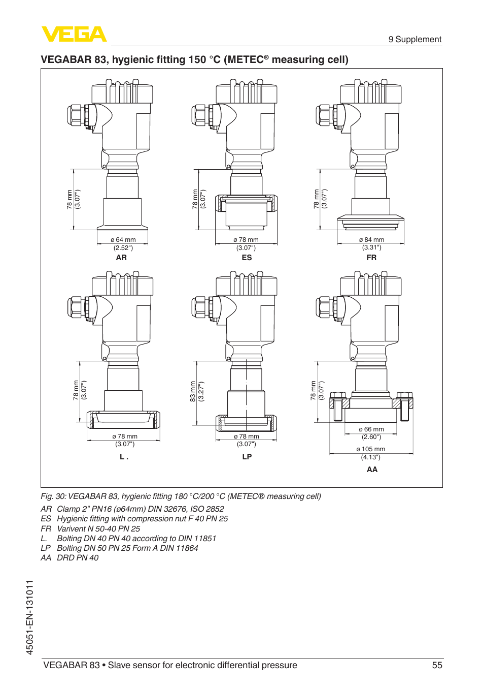 Measuring cell) | VEGA VEGABAR 83 Save sensor - Operating Instructions User Manual | Page 55 / 60
