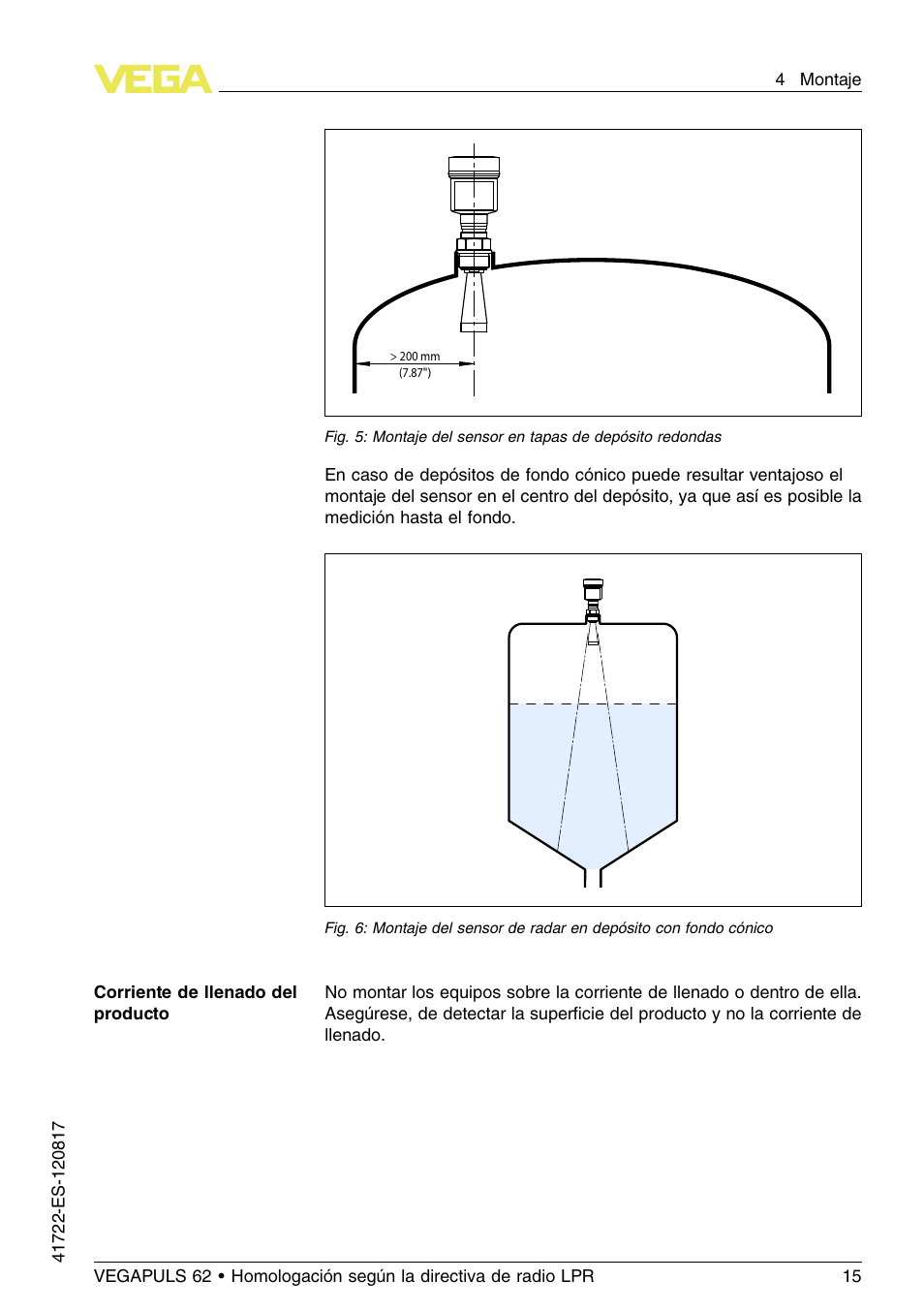 VEGA VEGAPULS 62 (≥ 2.0.0 - ≥ 4.0.0) Modbus and Levelmaster protocol Approval according to LPR radio standard User Manual | Page 15 / 100