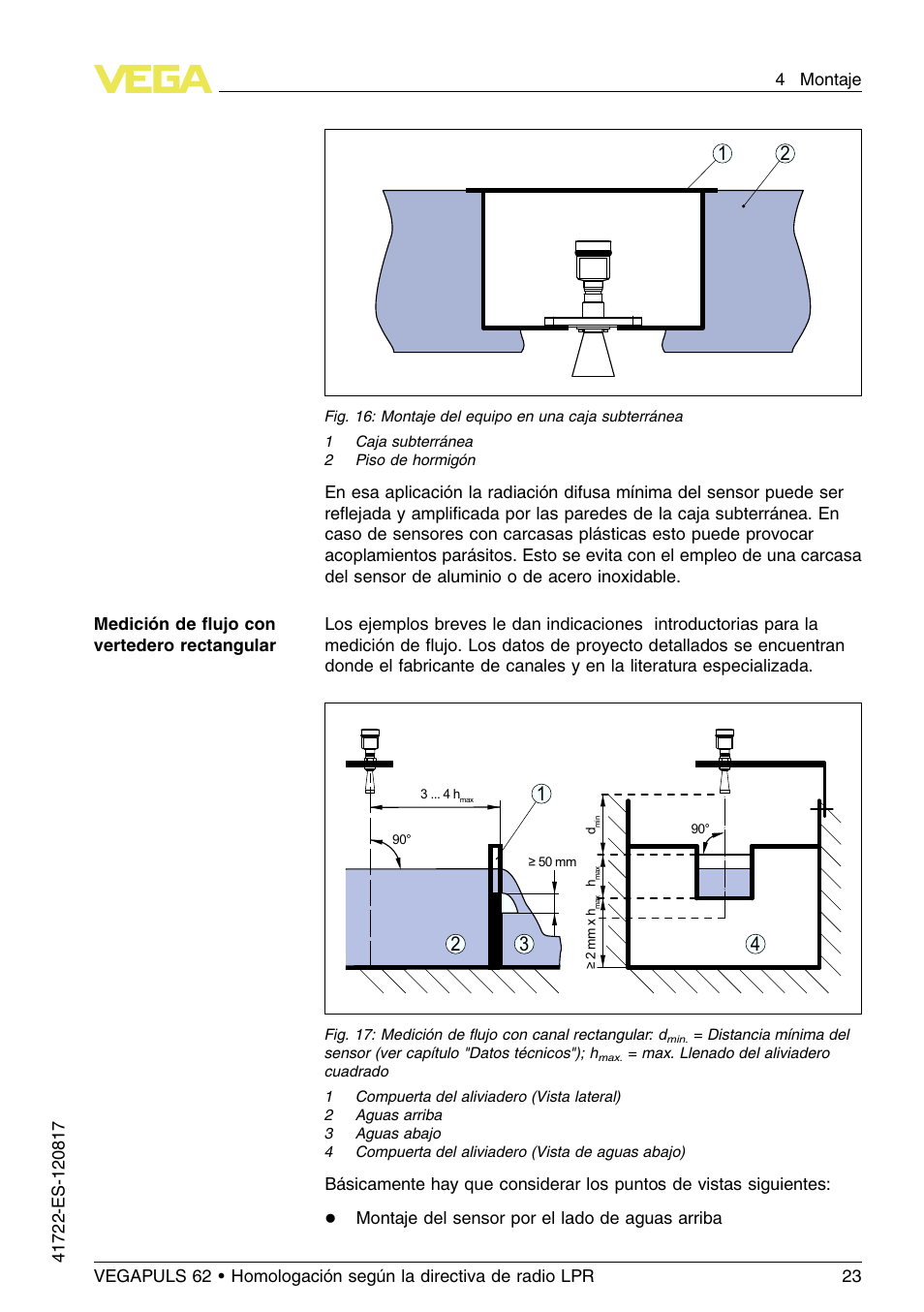 VEGA VEGAPULS 62 (≥ 2.0.0 - ≥ 4.0.0) Modbus and Levelmaster protocol Approval according to LPR radio standard User Manual | Page 23 / 100