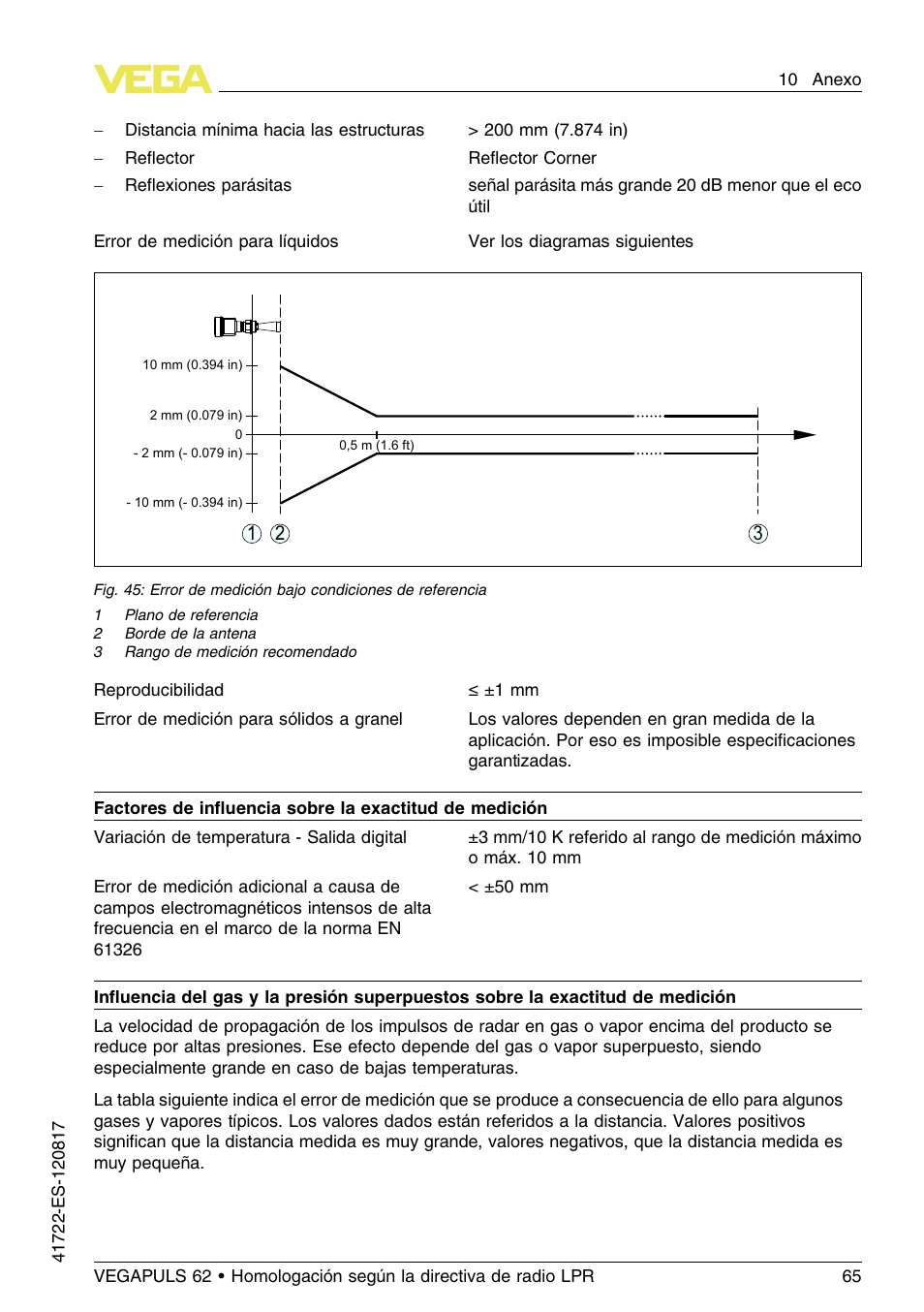 VEGA VEGAPULS 62 (≥ 2.0.0 - ≥ 4.0.0) Modbus and Levelmaster protocol Approval according to LPR radio standard User Manual | Page 65 / 100