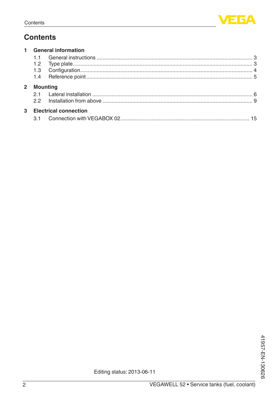 VEGA VEGAWELL 52 Ship-building User Manual | Page 2 / 20