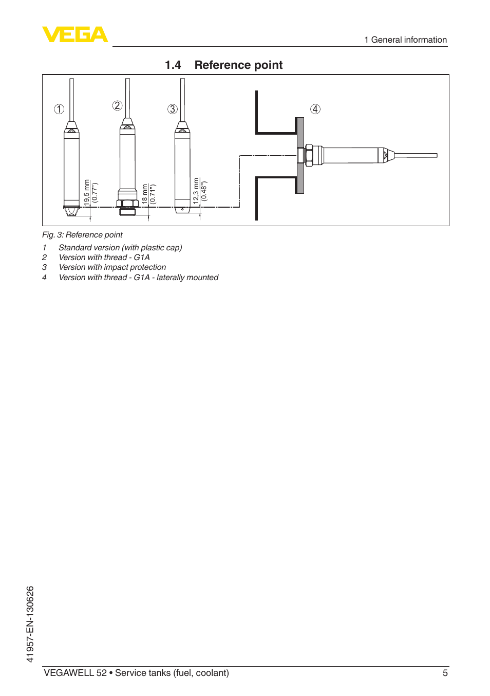 4 reference point | VEGA VEGAWELL 52 Ship-building User Manual | Page 5 / 20