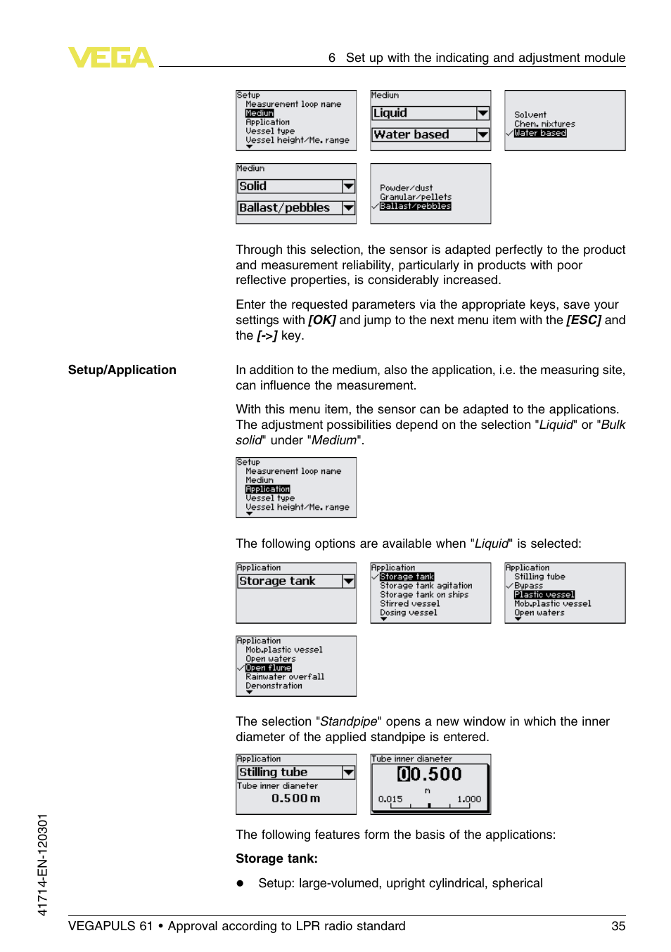 VEGA VEGAPULS 61 (≥ 2.0.0 - ≥ 4.0.0) 4 … 20 mA_HART four-wire Approval according to LPR radio standard User Manual | Page 35 / 80