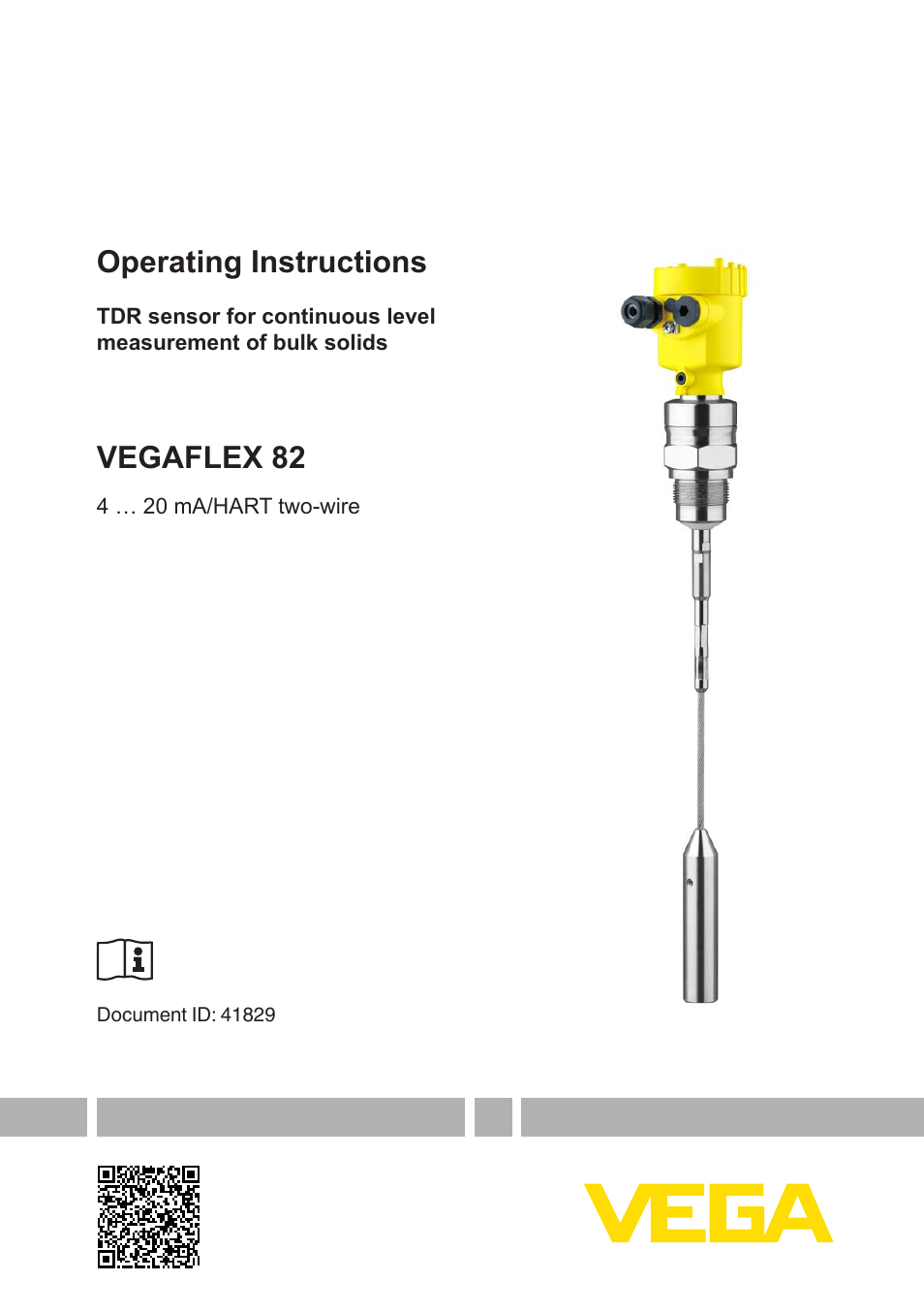 VEGA VEGAFLEX 82 4 … 20 mA_HART two-wire User Manual | 96 pages