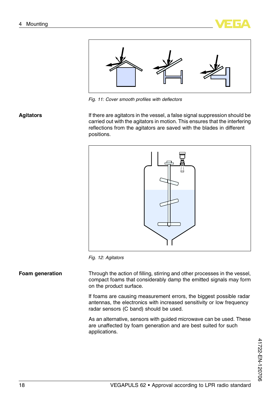 VEGA VEGAPULS 62 (≥ 2.0.0 - ≥ 4.0.0) Modbus and Levelmaster protocol Approval according to LPR radio standard User Manual | Page 18 / 96