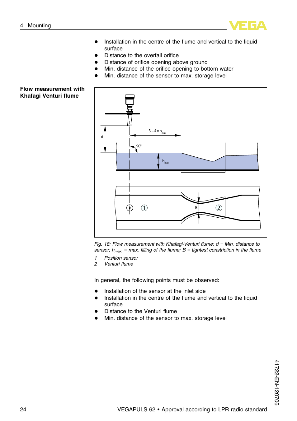 VEGA VEGAPULS 62 (≥ 2.0.0 - ≥ 4.0.0) Modbus and Levelmaster protocol Approval according to LPR radio standard User Manual | Page 24 / 96