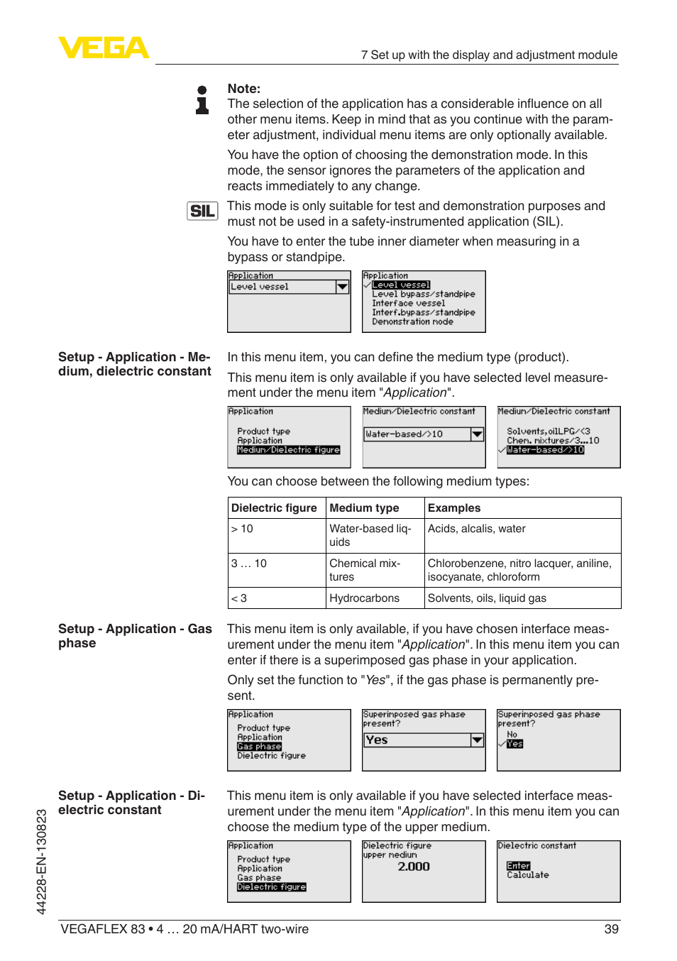 VEGA VEGAFLEX 83 4 … 20 mA_HART two-wire Rod and cable probe - PFA insulated With SIL qualification User Manual | Page 39 / 96