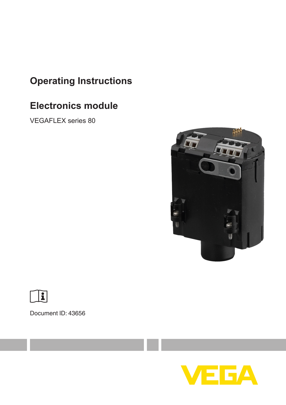 VEGA VEGAFLEX series 80 Electronics module User Manual | 16 pages