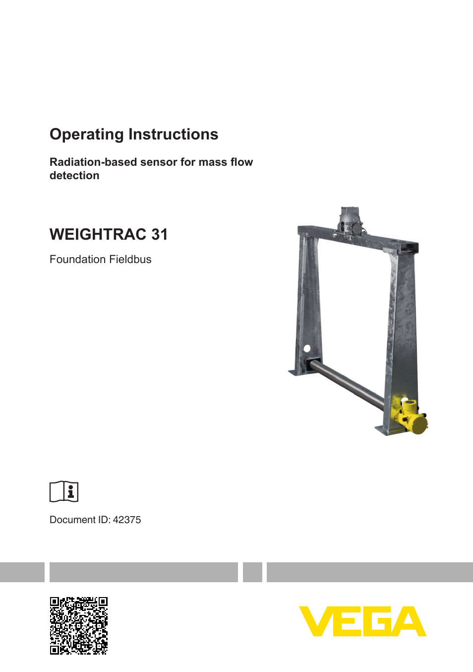 VEGA WEIGHTRAC 31 Foundation Fieldbus User Manual | 84 pages